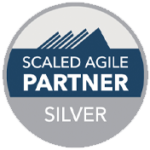 Scaled agile partner silver transparent