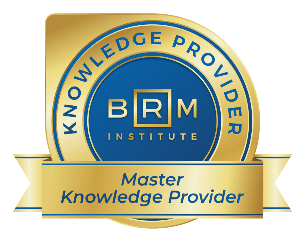 BRM Institute - Master Knowledge Provider Badge Tier 1