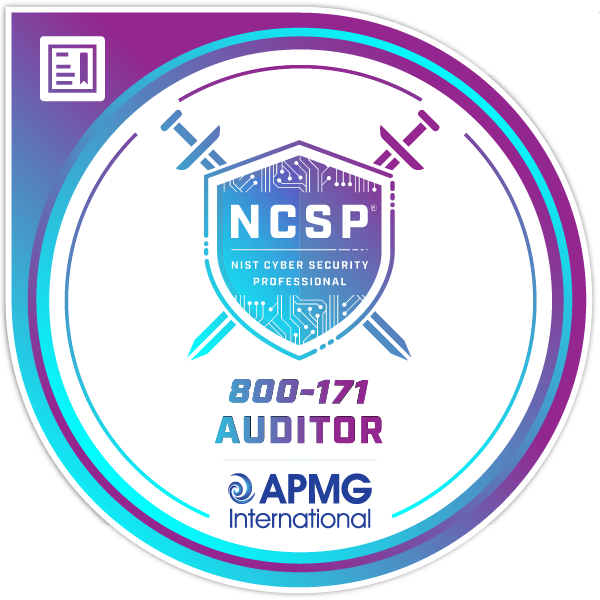Cybersecurity 8 APMG NCSP800 171 Auditor600PX 1