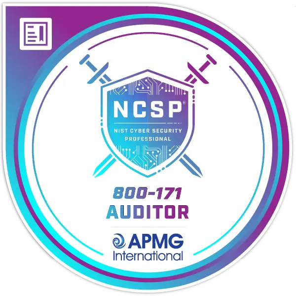 APMG NCSP 800-171 Auditor Badge