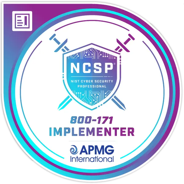 APMG NCSP800-171 Implementer Badge