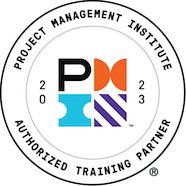 PMI ATP 2023 badge with TM IP