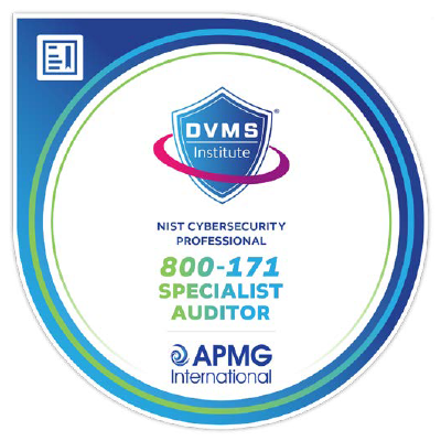 DVMS 800-171 Specialist Auditor badge