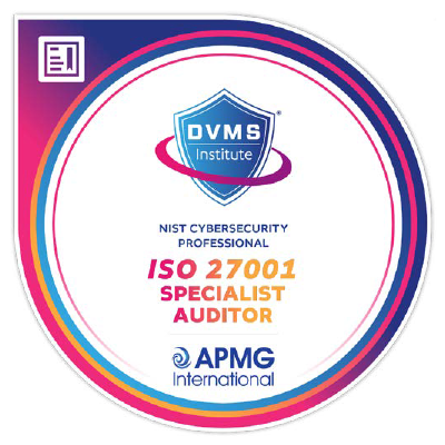 DVMS ISO 27001 Specialist Auditor Badge