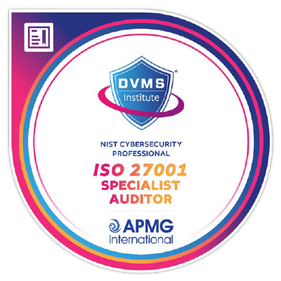 DVMS ISO 27001 Specialist Auditor Badge