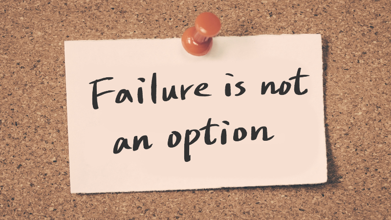 Failure is Not an Option when BRM is Applied