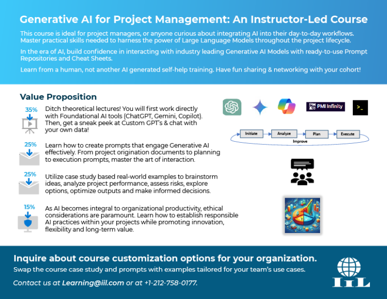 Generative AI for Project Management