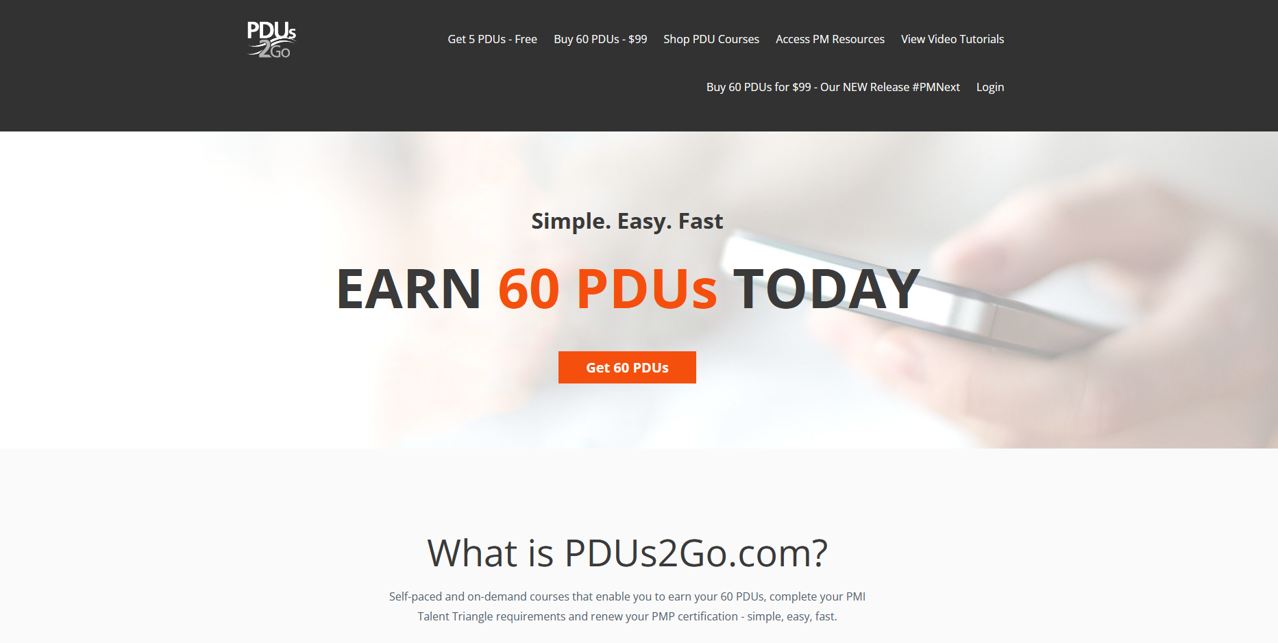 pdus2Go homepage booth 1