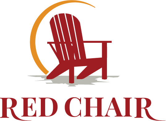 Red Chair Ranch logo with RED CHAIR
